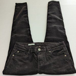 KUT FROM THE KLOTH Mia Skinny Women's Brushed Cords Jeans  Size 6  Brown